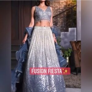 Elegant Silver Sequin Dress